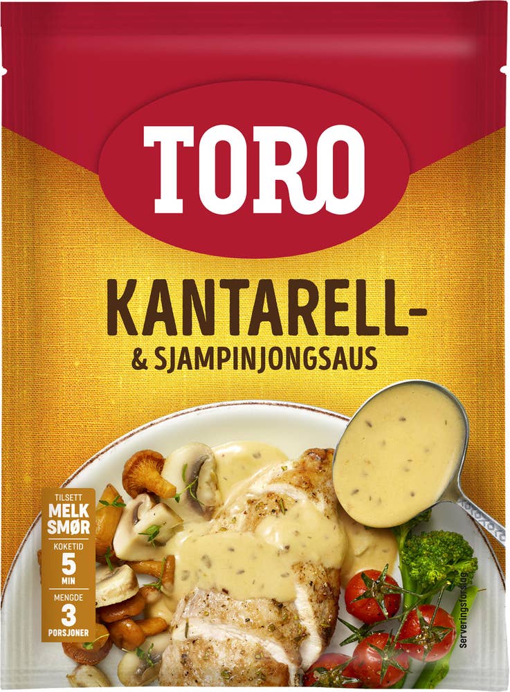 Toro Kantarell- og sjampinjongsaus