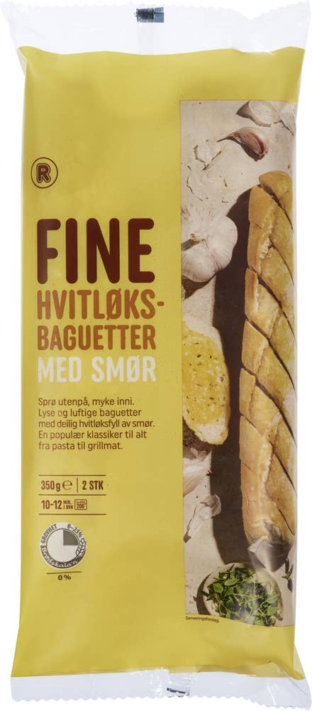 R Hvitløksbaguetter