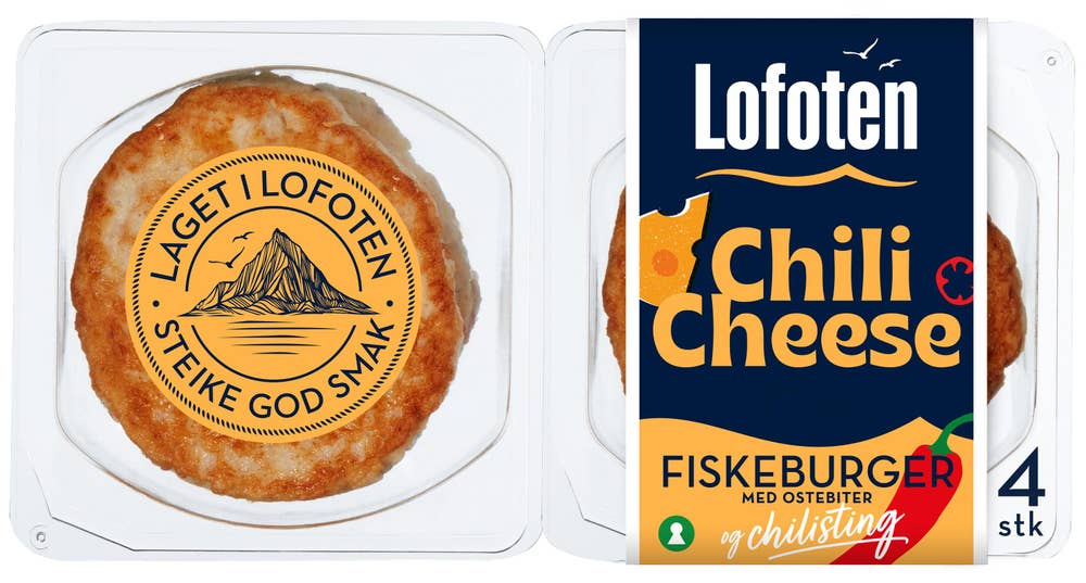 Lofoten Fiskeburger Chili Cheese