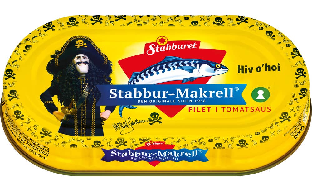 Stabburet Stabbur-Makrell Filet i tomatsaus