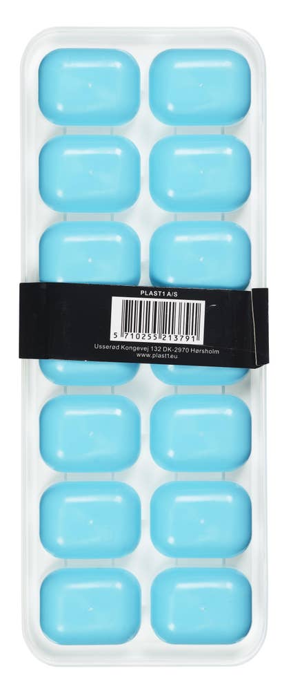 Isbitform i plast og silikon Ass. farge blå eller lime