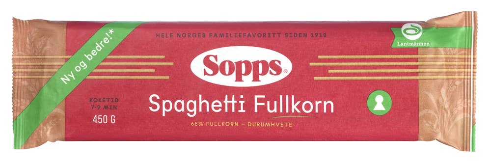 Sopps Fullkornspaghetti
