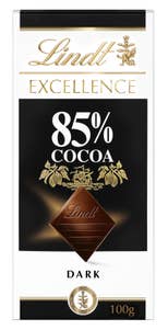 Lindt Excellence 85% Kakao Mørk Sjokolade