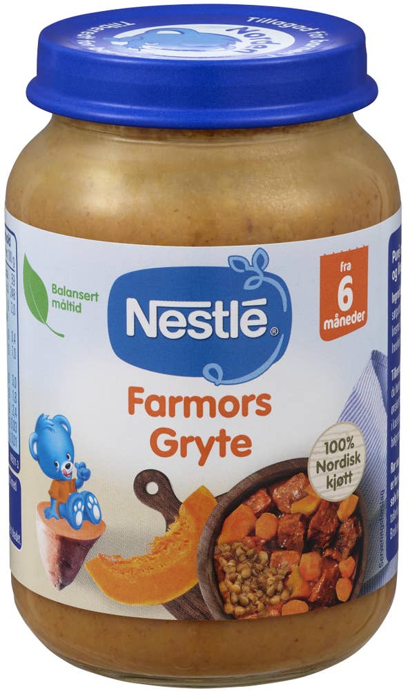 Nestlé Farmors gryte Fra 6 mnd