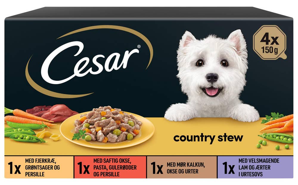 Cesar Country Kitchen Chunks In Gravy 4 x 150 gram