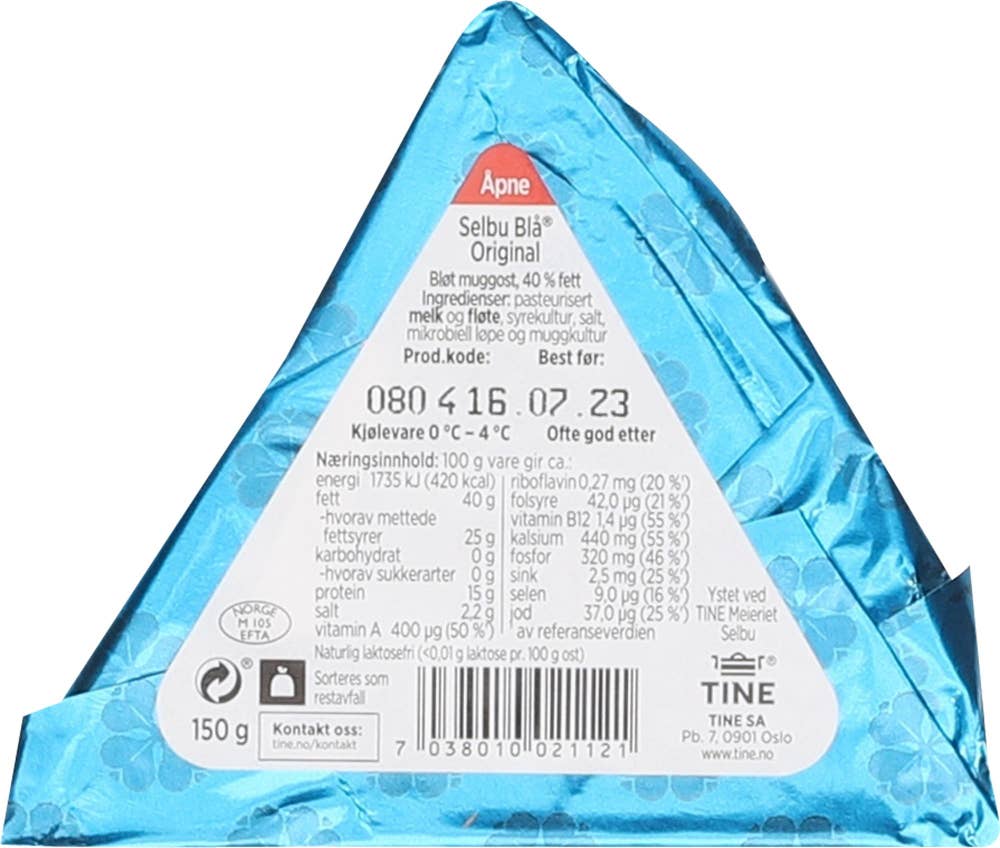 TINE Selbu blå