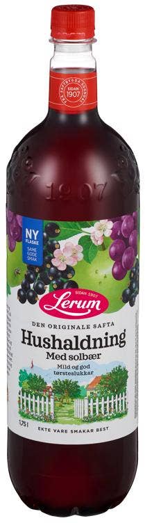 Lerum Husholdningssaft Med Solbær