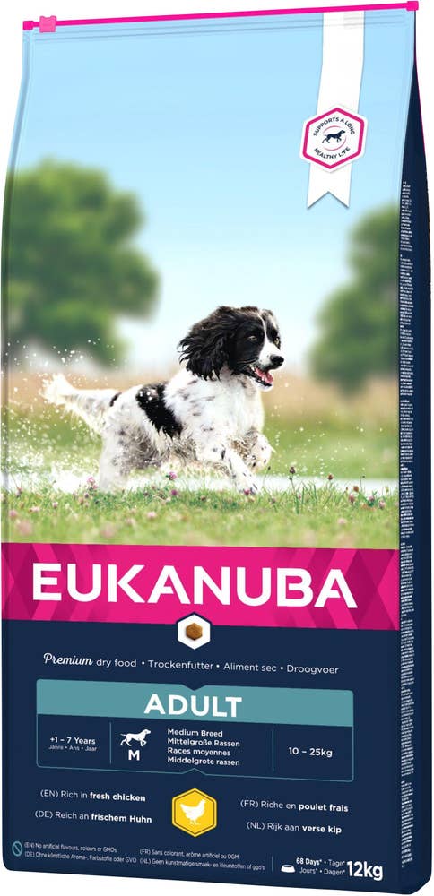 Eukanuba Active Adult Medium Breed Rich In Fresh Chicken