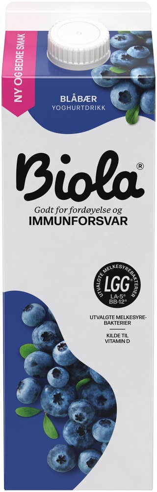TINE Biola® yoghurtdrikk blåbær