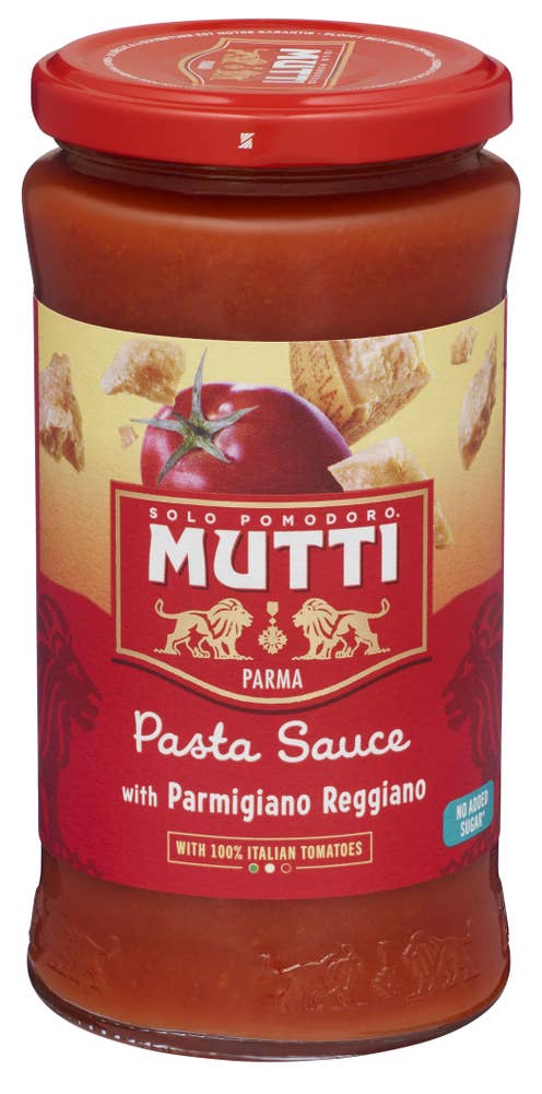 Mutti Pastasaus med Parmigiano Reggiano