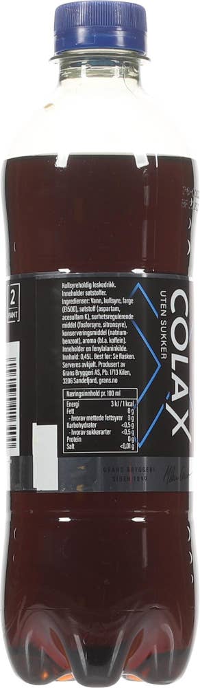 Grans Cola uten sukker
