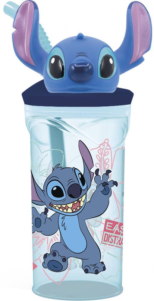 Magic Store Stitch drikkeglass med 3D-figur