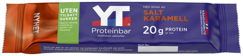 TINE YT proteinbar Salt karamell
