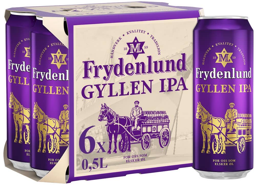 Frydenlund Gyllen IPA 6 x 0,5l