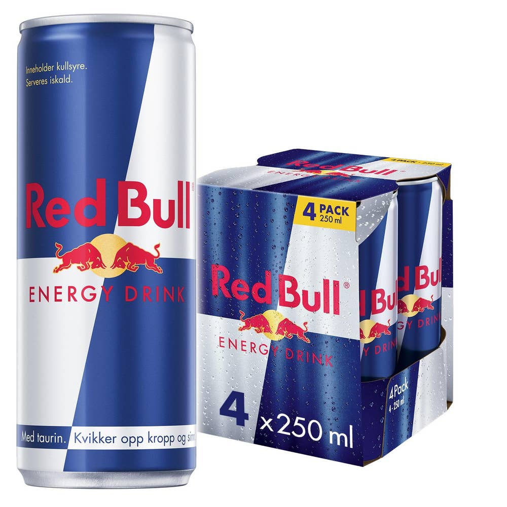 Red Bull Energidrikk 4x250 ml