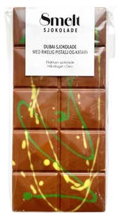 Smelt Dubai stor sjokoladeplate