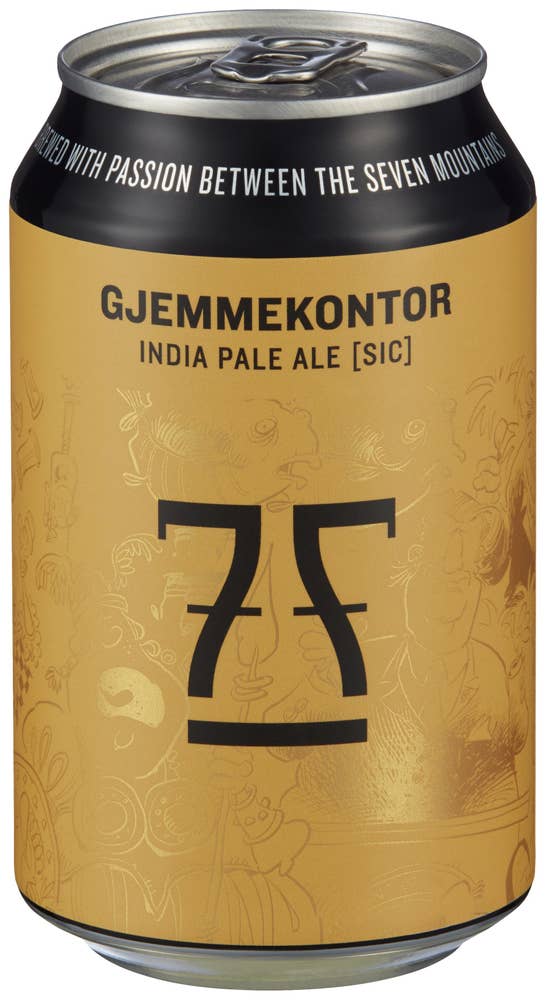 7 Fjell Bryggeri Gjemmekontor IPA