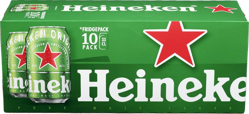 Hansa Heineken fridgepack 10 x 0,33l