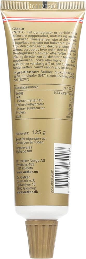 Dr Oetker Pynteglasur Hvit