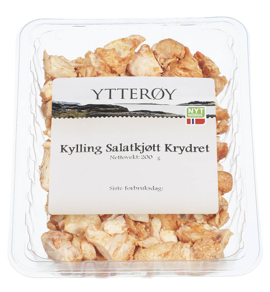 Ytterøy Salatkjøtt Av Grillet Kyllinglår uten Skinn
