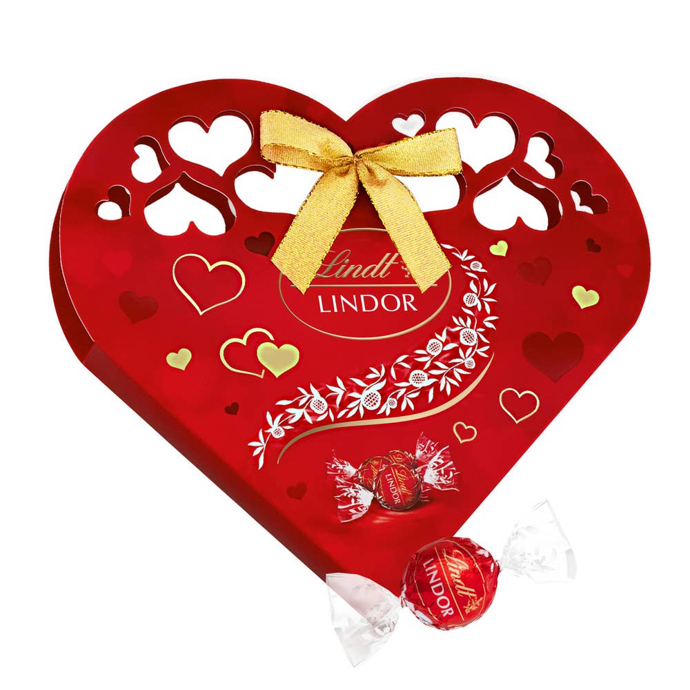 Lindt Lindor Hjertesjokolade eske