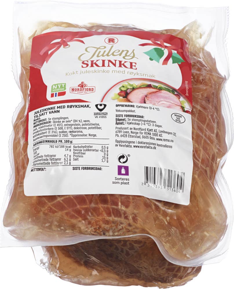 R Ferdigkokt Juleskinke Uten Svor