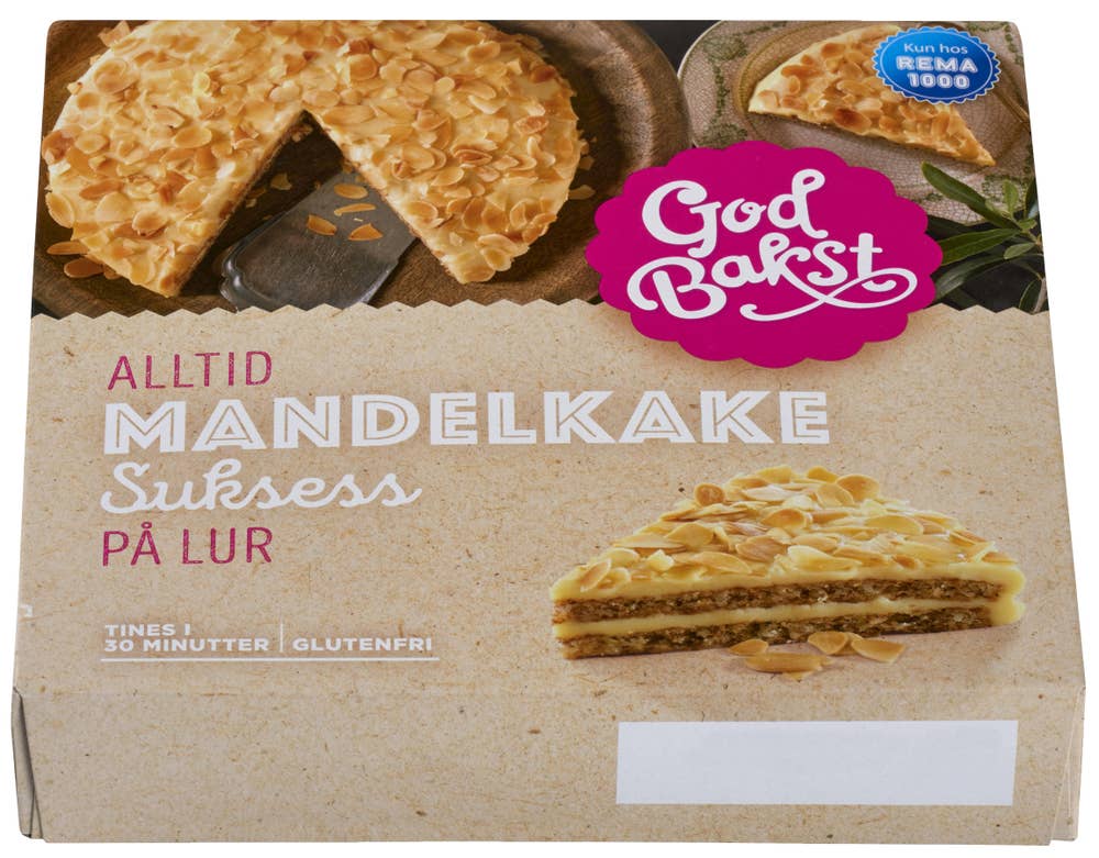 God Bakst Mandelkake Suksess