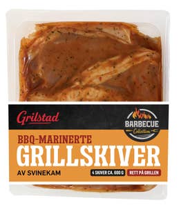 Grilstad BBQ-marinerte Grillskiver Av svinekam
