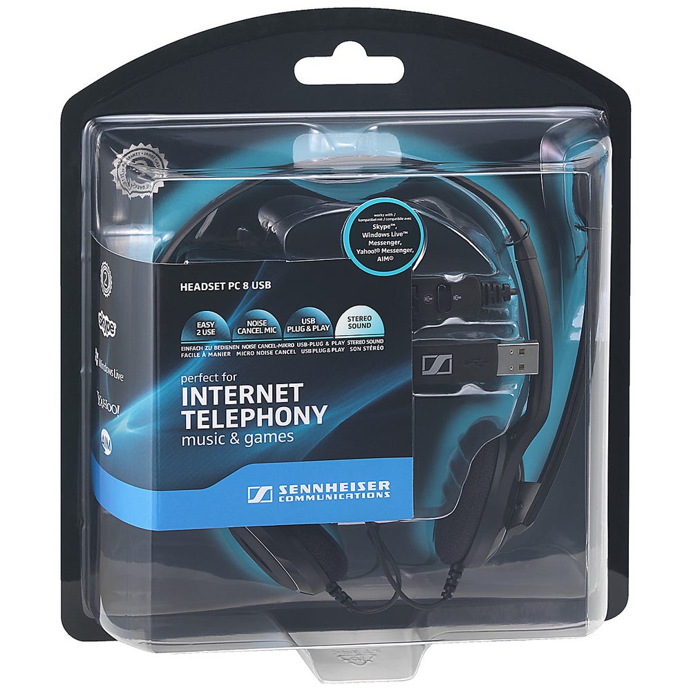 Sennheiser Headsett Sennheiser Pc-8 Usb