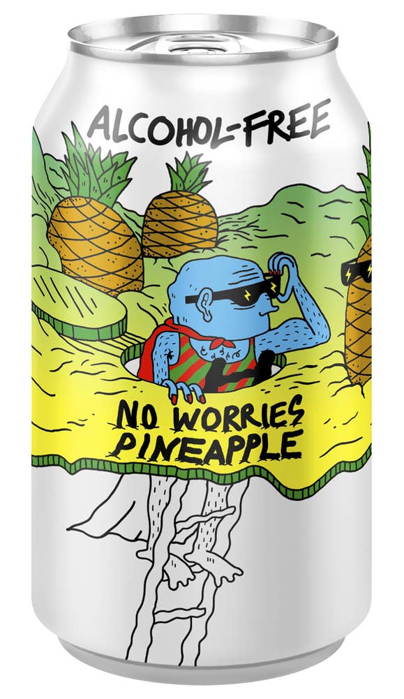 Lervig No Worries Pineapple Pale Ale Alkoholfri