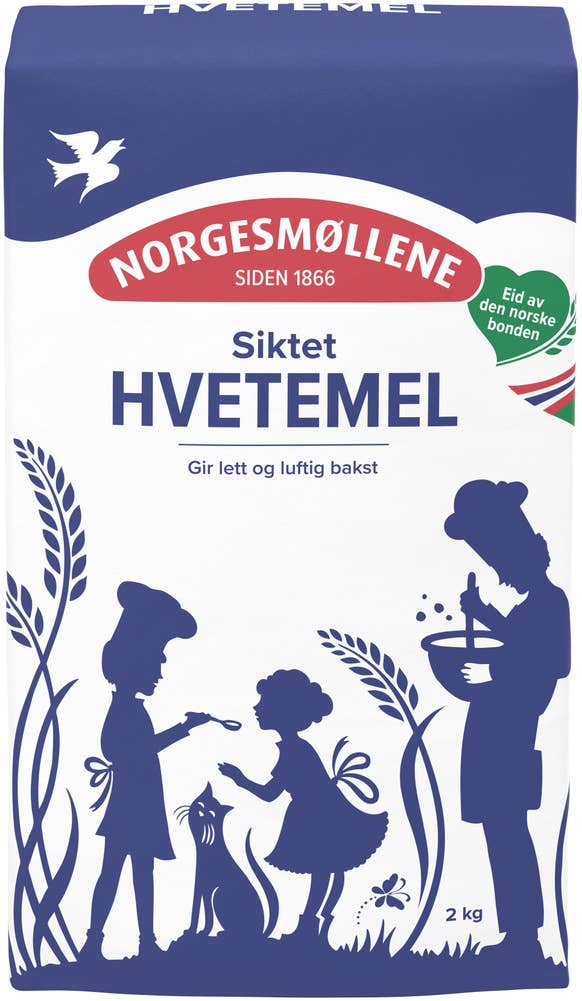 Norgesmøllene Hvetemel Siktet