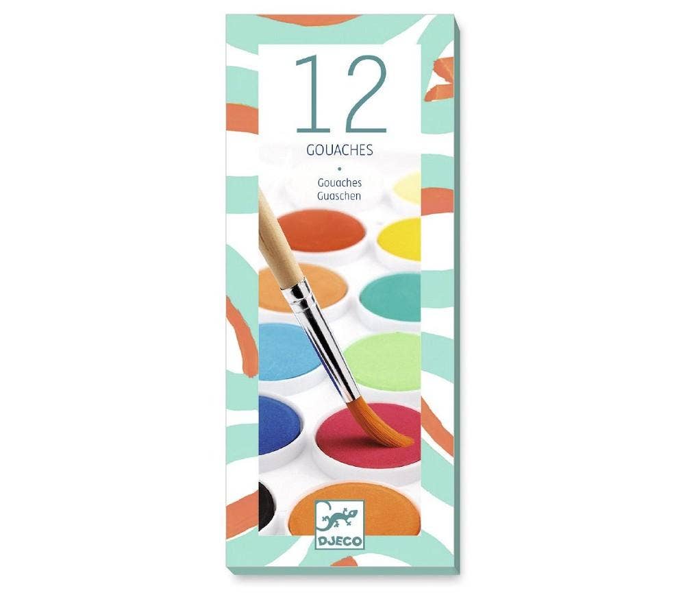 Sprell Maleskrin, 12 vannfarger