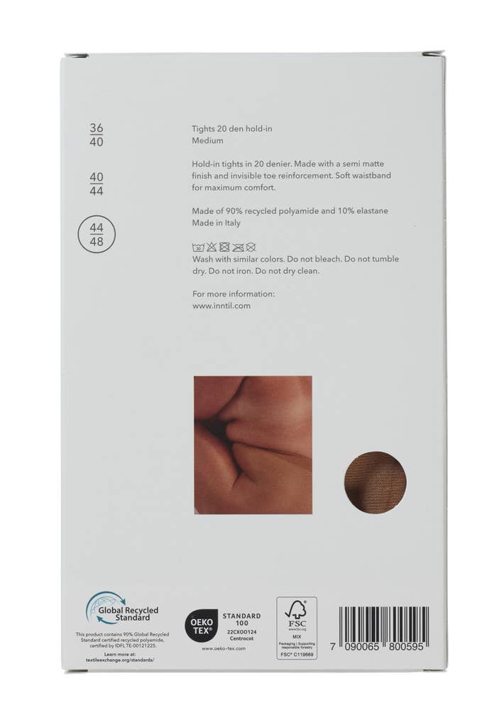 Inntil Strømpebukse Hold-in 20 DEN Medium, str. 44-48, semi-matt