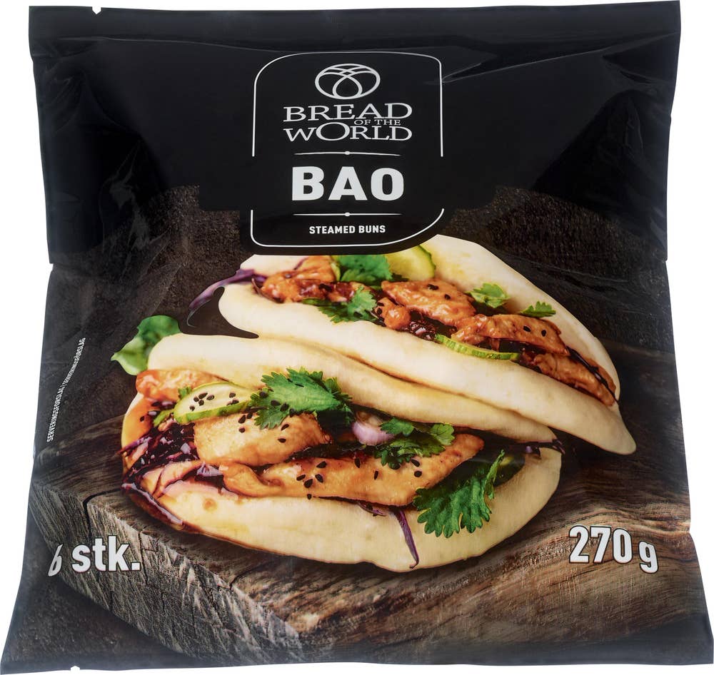 Bread of the World Bao Buns 6 stk