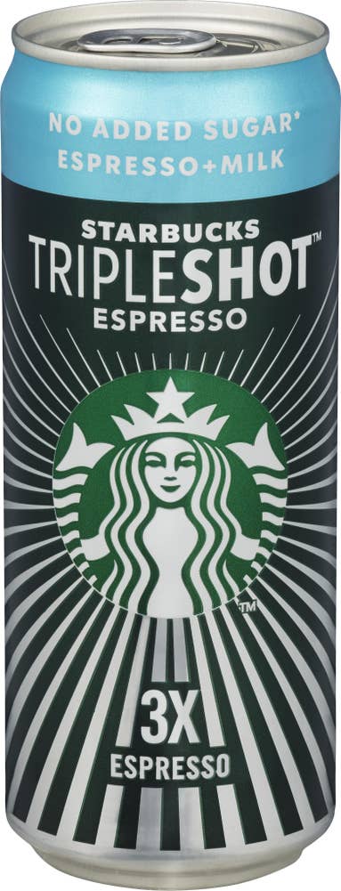 Starbucks Tripleshot 3x espresso Uten tilsatt sukker