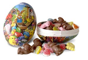 Ferdigfylt Påskeegg 15 cm