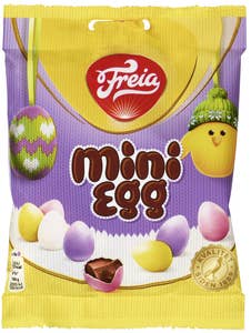 FREIA Drasjerte sjokoladeegg mini