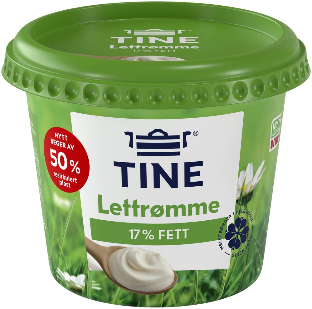 TINE Lettrømme 17%
