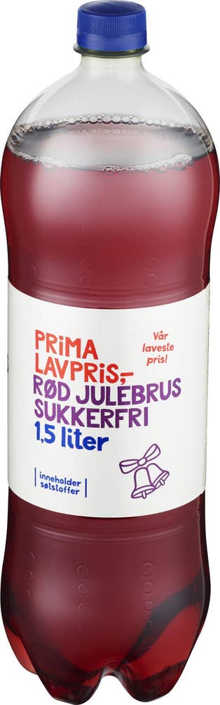 Prima Lavpris Rød julebrus Sukkerfri