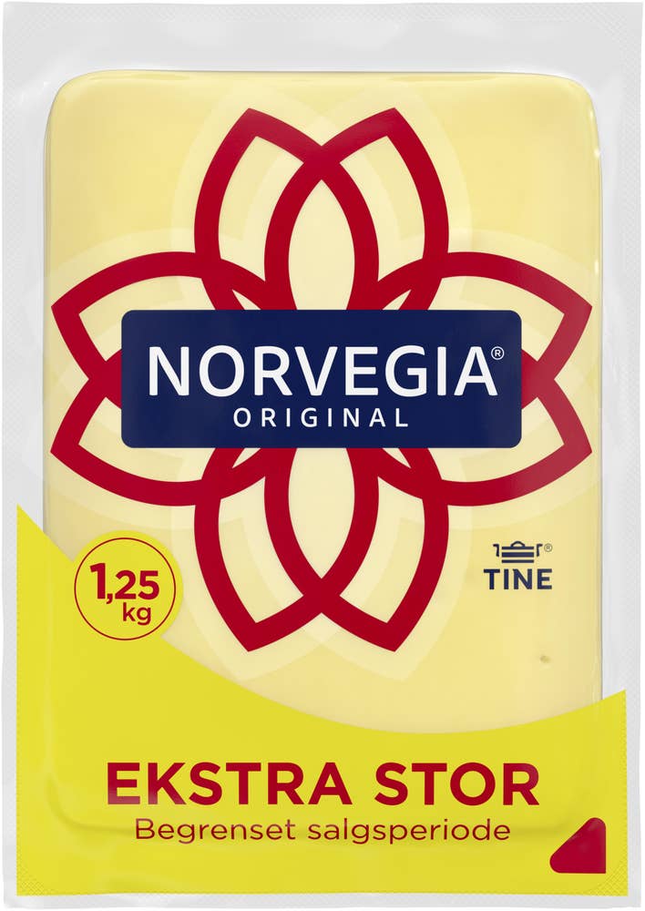 TINE Norvegia 27% skorpefri Partivare