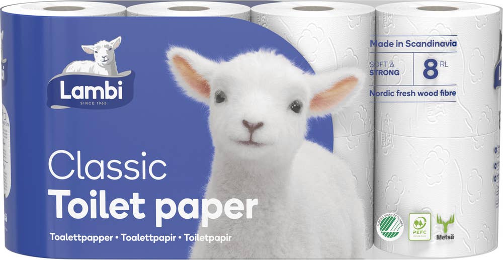 Lambi Toalettpapir 8 stk