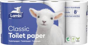Lambi Toalettpapir 8 stk