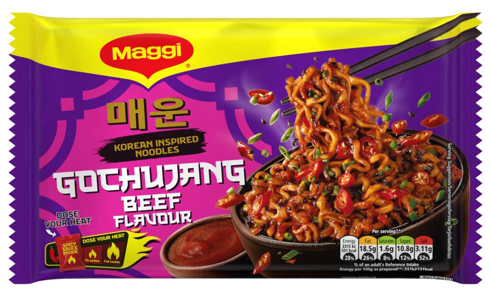 Maggi Korean noodles Gochujang beef