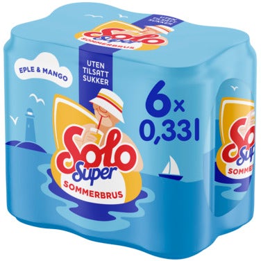 Solo Super Eple & Mango 6 x 0,33L