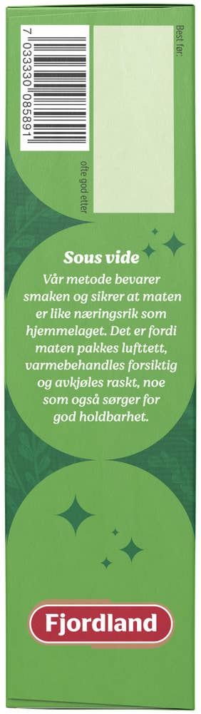 Fjordland Svenske kjøttboller I fløtesaus med potetstappe og tyttebærsyltetøy