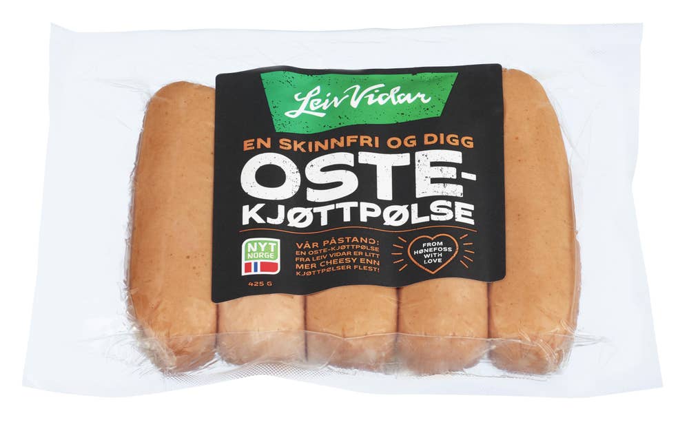 Leiv Vidar Kjøttpølse med ost