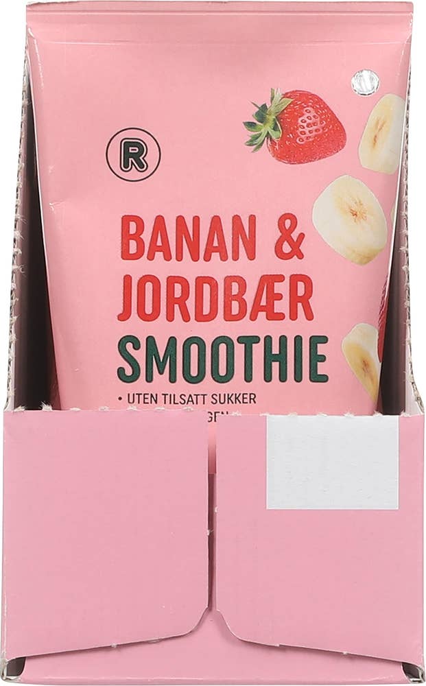 R Smoothie 10pk Banana & jordbær