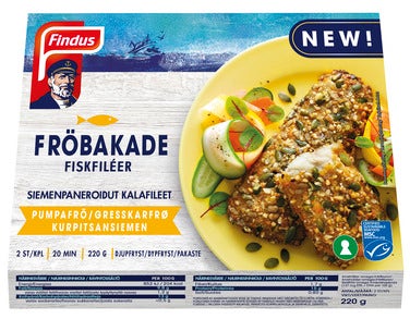 Findus Frøbakte Fiskefileter Gresskarfrø