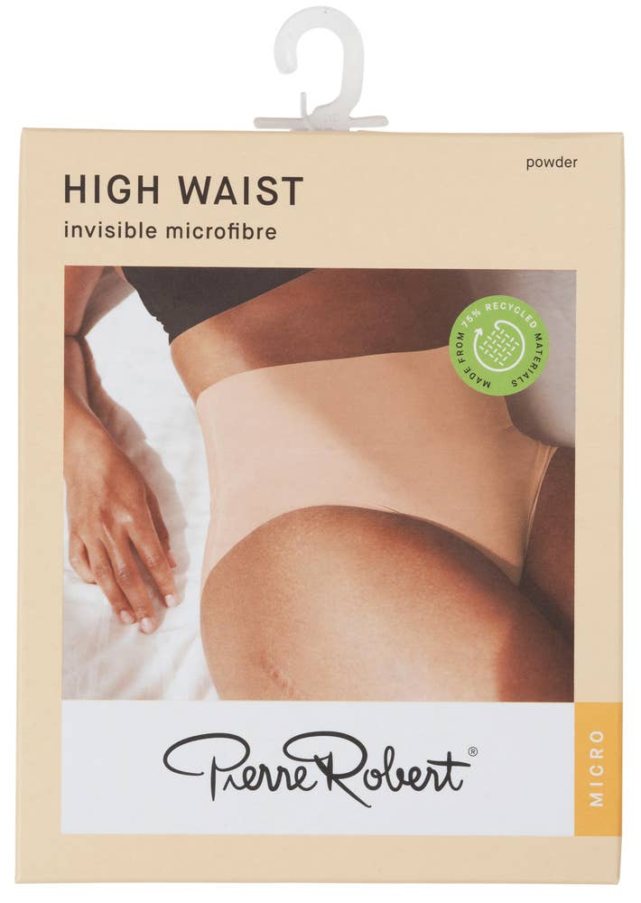 Pierre-Robert¤PR High Waist Invisible-truse i mikrofiber Powder, str. L