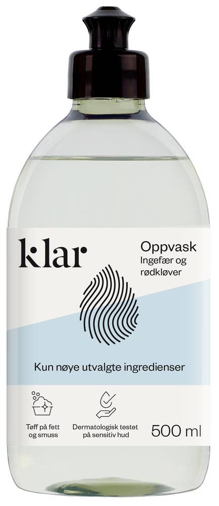 Klar Hand Dishwash Ingefær og rødkløver